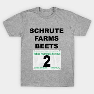 Dunder Mifflin Fun Run Race #2 (Dwight) T-Shirt